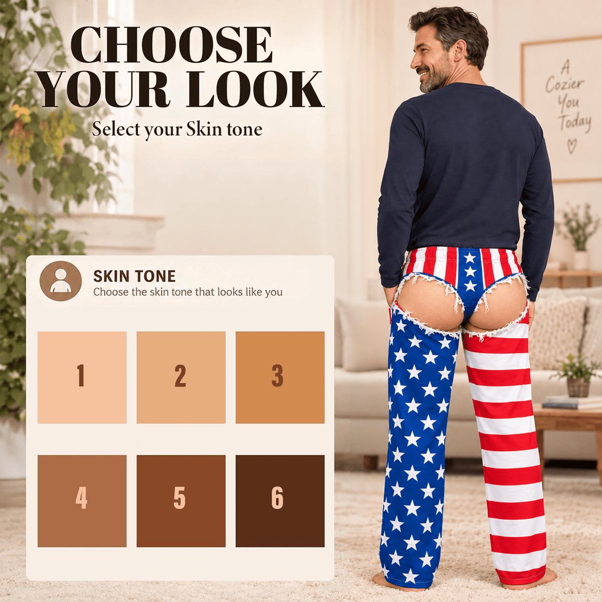 American Flag Funny Mens Pajama Pants, Custom Pajamas for Relaxing Evenings, Playful Gag Gifts and Patriotic Christmas Pajamas, Pallyprints Co.