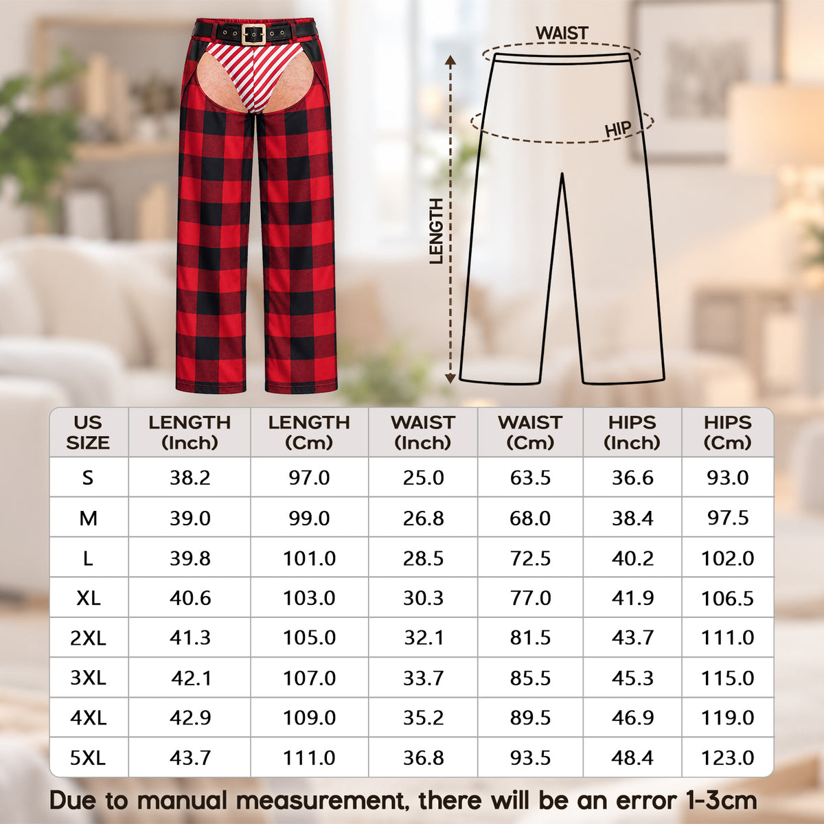 Christmas Elf Funny Mens Pajama Pants, Custom Pajamas for Cozy Lounging, Playful Gag Gifts and Christmas Pajamas for Winter Nights, Pallyprints Co.