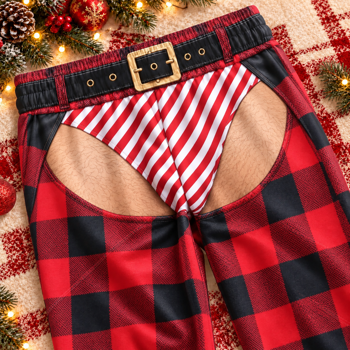 Christmas Elf Funny Mens Pajama Pants, Custom Pajamas for Cozy Lounging, Playful Gag Gifts and Christmas Pajamas for Winter Nights, Pallyprints Co.