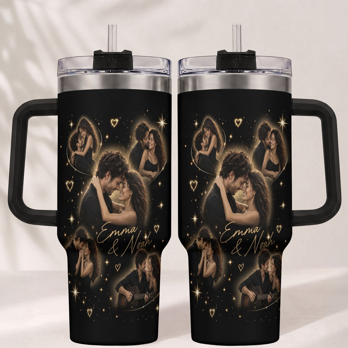 Travel Photo Custom Tumbler for Customizable Gifts, Personalized Gifts for Women and Men, Spouse Anniversary Valentine Gift, Pallyprints Co.