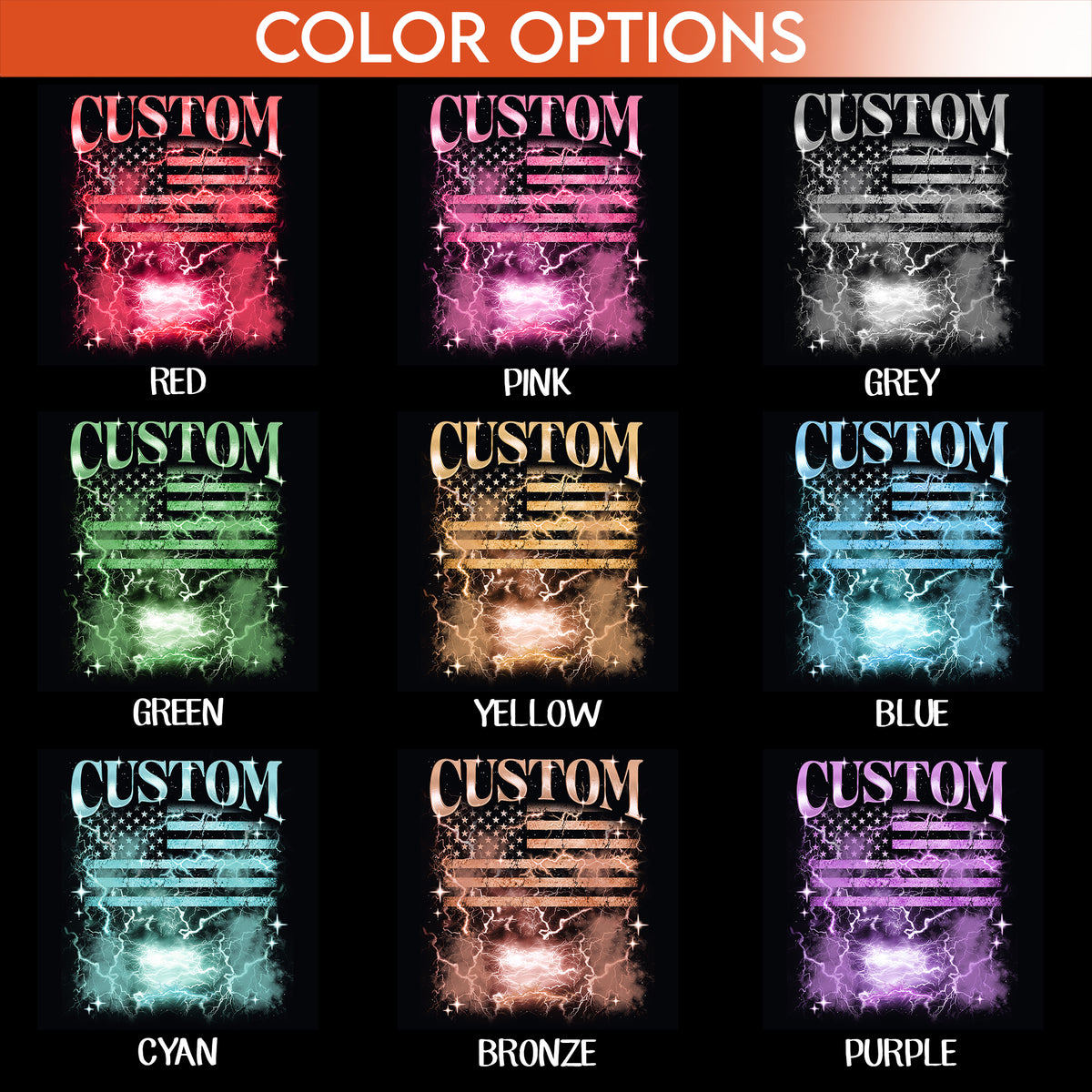 Personalized Vintage Sparkle Custom Photo Graphic Tee Shirt Retro Cotton Apparel