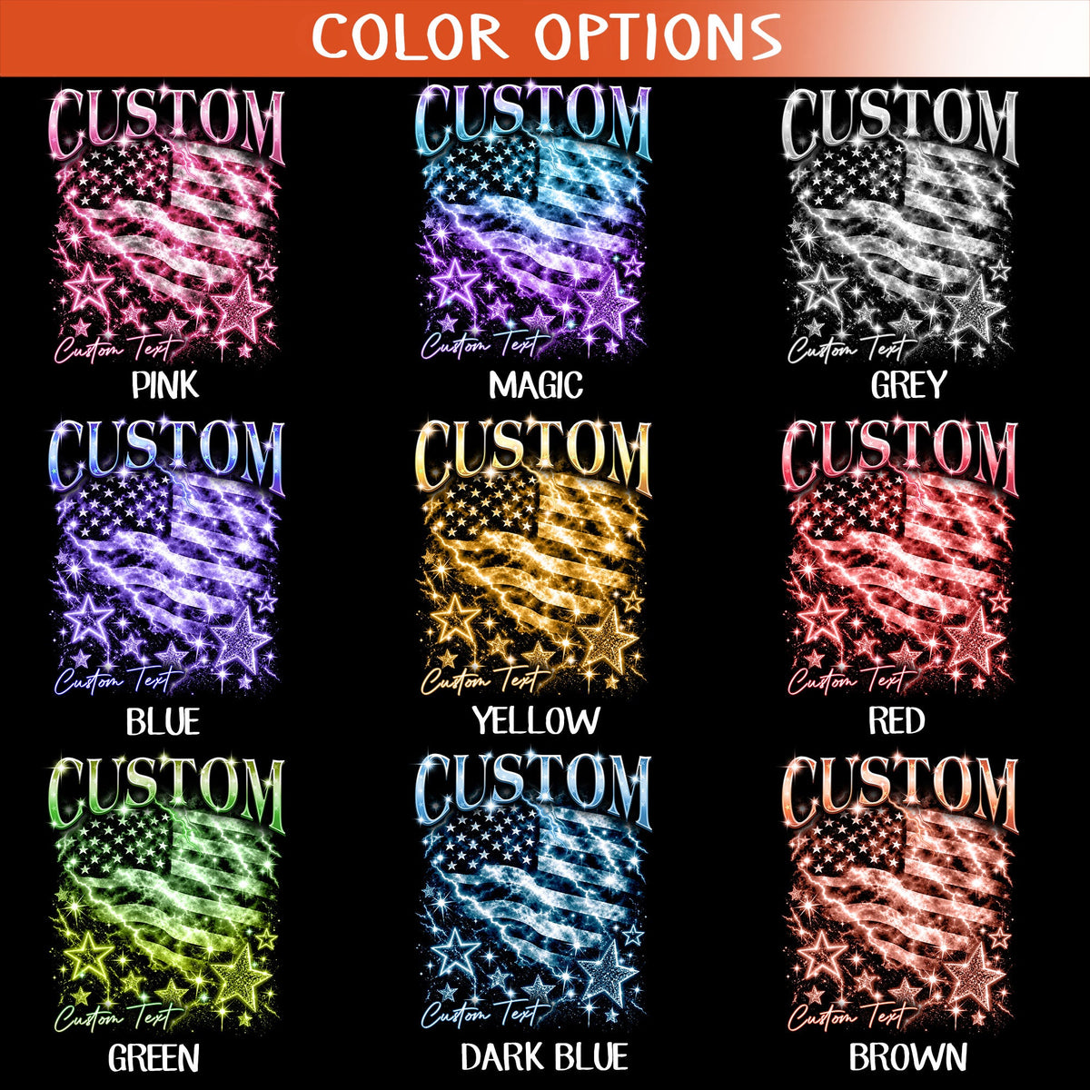 Custom Vintage Photo Collage T Shirt Unisex Sparkle Star Graphic Tee Clothing Top