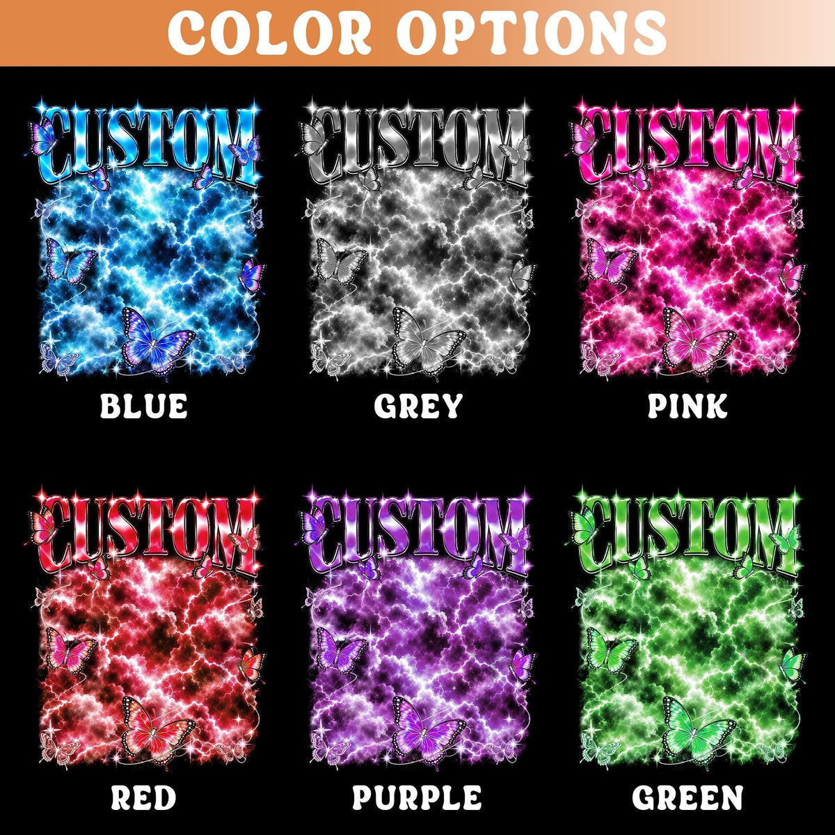 Retro Butterfly Custom T-Shirts with Photos and Name, Personalized Gifts for Women, Customized Tee Shirts with Pictures, Graphic Tee, Pallyprints Co.