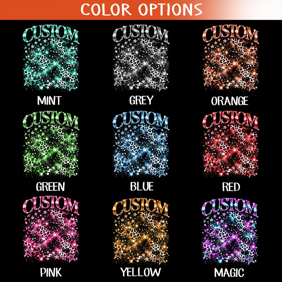 Custom Vintage Photo Collage T Shirt Unisex Leopard Star Graphic Tee Clothing Top Apparel