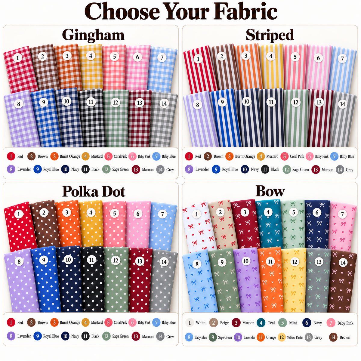 Custom Family Applique Embroid Coquette Bow Polka Dot Collar Mockneck Sweatshirt