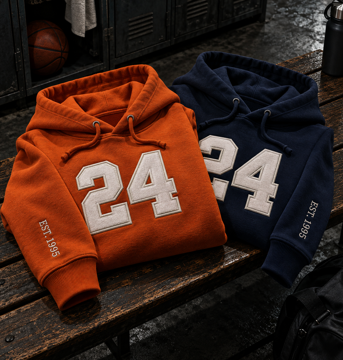 Custom Shirt Embroidered Campus Text Logo Lettering Personal Sleeve Name Apparel