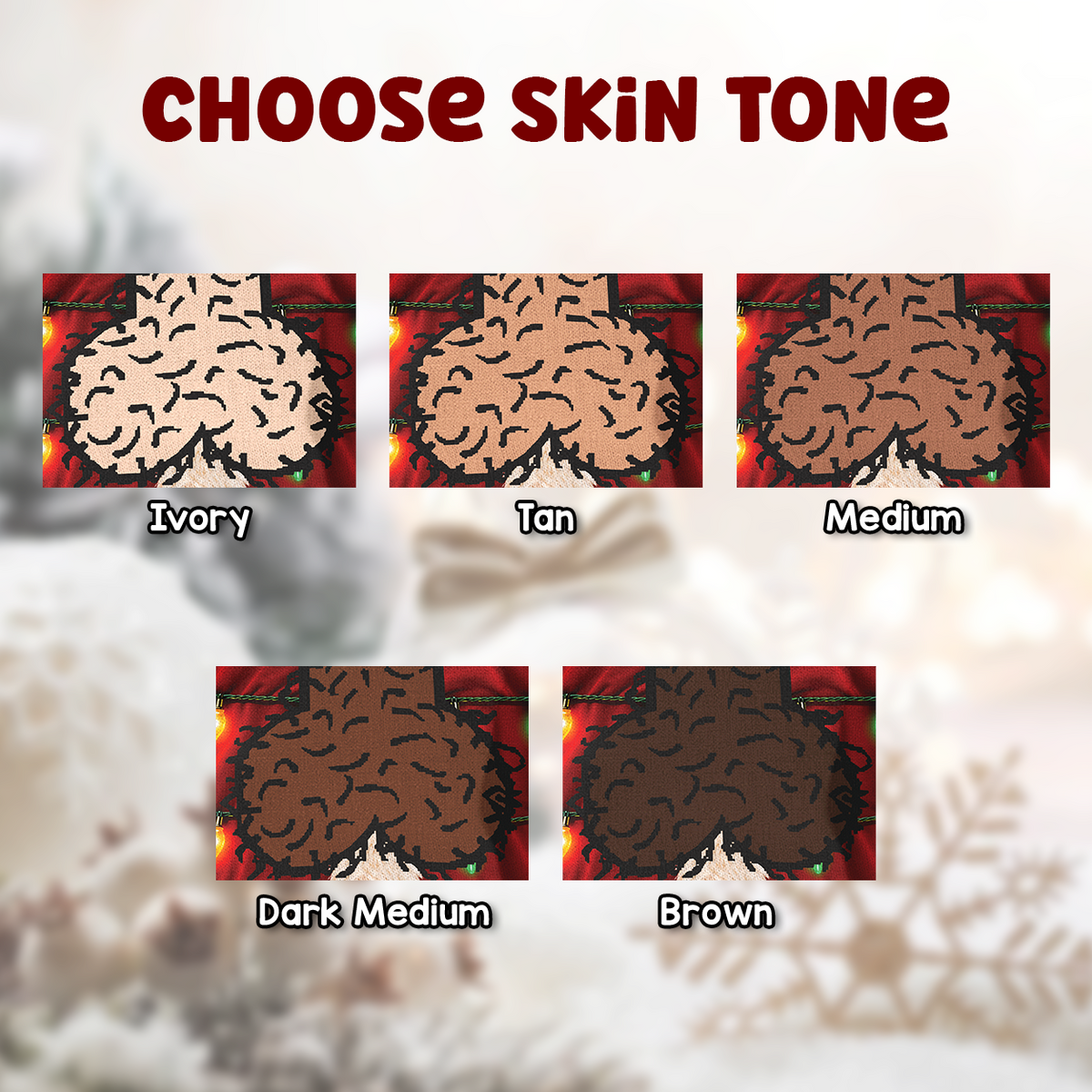 Funny Ugly Christmas Sweater Custom Skin Tone Penis Lights Graphic Xmas Party Sweatshirt
