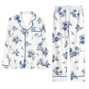 Custom Bridesmaid Pajamas Set Personalized Floral PJs Monogram Bridal Party Sleepwear