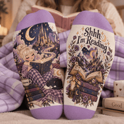 Fantasy Castle Custom Book Socks, Socks for Women and Men with Soft Comfort, Book Lovers Gifts and Christmas Gifts for Cozy Reading, Pallyprints Co.